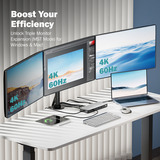 Digitus Docking station USB-C 13 porte grigio/Nero
