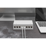 Digitus Modulo Keystone Cat.6a, schermato, Modulo di Keystone argento