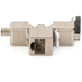 Digitus Modulo Keystone Cat.6a, schermato, Modulo di Keystone argento