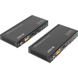 Digitus Set Extender HDMI 4K HDBaseT, 150 Metri, Estensione HDMI Nero