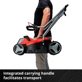 EINHELL GE-CM 18/33 Li (1x4,0Ah) Tagliaerba a spinta Batteria Nero, Rosso rosso/Nero, 0Ah), Tagliaerba a spinta, 33 cm, 2,5 cm, 6,5 cm, 30 L, 4 ruota(e)