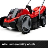 EINHELL GE-CM 18/33 Li (1x4,0Ah) Tagliaerba a spinta Batteria Nero, Rosso rosso/Nero, 0Ah), Tagliaerba a spinta, 33 cm, 2,5 cm, 6,5 cm, 30 L, 4 ruota(e)