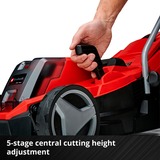 EINHELL GE-CM 18/33 Li (1x4,0Ah) Tagliaerba a spinta Batteria Nero, Rosso rosso/Nero, 0Ah), Tagliaerba a spinta, 33 cm, 2,5 cm, 6,5 cm, 30 L, 4 ruota(e)