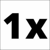 EINHELL Ugello flessibile lungo per fughe Nero