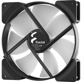 Fractal Design Prisma AL-18 PWM Case per computer Ventilatore 18 cm Nero, Bianco 1 pz Nero/Bianco, Ventilatore, 18 cm, 1200 Giri/min, 37,4 dB, 146,8 pdc/min, 249,56 m³/h