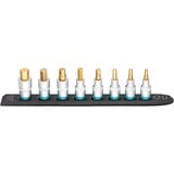 Hazet SmartRail 1/2" set di bussole esagonali interne, 8 pezzi, chiave combinata   Nero
