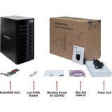 HighPoint RocketStor 6418AS, Disk enclosure Nero