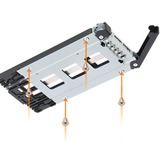 Icy Dock MB834TP-B contenitore di unità di archiviazione Box esterno SSD Alluminio, Nero 2.5" Nero, Box esterno SSD, 2.5", M.2, Alluminio, Nero