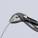 KNIPEX Cobra ES 87 51 180, 180mm, Tubi, pinza regolabile Nero/Rosso