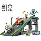 LEGO City 60460 Nessun Limite: Gara sulla Pista a Rampe, Giocattolo con 2 Modelli di Auto e 4 Minifigure, Giochi Bambini 6+, Giochi di costruzione Giocattolo con 2 Modelli di Auto e 4 Minifigure, Giochi Bambini 6+, Set da costruzione, 6 anno/i, Plastica, 436 pz, 954 g