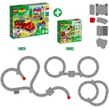 LEGO DUPLO Binari ferroviari, Giochi di costruzione Set da costruzione, 2 anno/i, 23 pz, 661 g