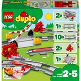 LEGO DUPLO Binari ferroviari, Giochi di costruzione Set da costruzione, 2 anno/i, 23 pz, 661 g