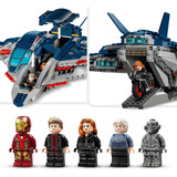 LEGO | Marvel 76325 Quinjet Avengers: Age of Ultron, Aereo Giocattolo dei Supereroi con Moto e 5 Minifigure, Idea Regalo 12+, Giochi di costruzione Aereo Giocattolo dei Supereroi con Moto e 5 Minifigure, Idea Regalo 12+, Set da costruzione, 12 anno/i, Plastica, 1131 pz, 1,64 kg