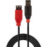 Lindy 42817 cavo USB 5 m USB 2.0 USB A Nero Nero, 5 m, USB A, USB A, USB 2.0, 480 Mbit/s, Nero
