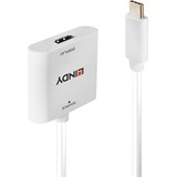 Lindy 43339 cavo e adattatore video 0,1 m USB tipo-C HDMI Bianco bianco, 0,1 m, USB tipo-C, HDMI, Maschio, Femmina, Dritto