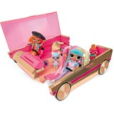 MGA Entertainment 3-in-1 Party Cruiser Oro rosa/Rosa, L.O.L. Surprise! 3-in-1 Party Cruiser, Auto della bambola, 4 anno/i, Batterie richieste