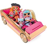 MGA Entertainment 3-in-1 Party Cruiser Oro rosa/Rosa, L.O.L. Surprise! 3-in-1 Party Cruiser, Auto della bambola, 4 anno/i, Batterie richieste