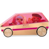 MGA Entertainment 3-in-1 Party Cruiser,  veicolo da gioco Oro rosa/Rosa, L.O.L. Surprise! 3-in-1 Party Cruiser, Auto della bambola, 4 anno/i, Batterie richieste