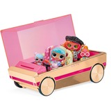 MGA Entertainment 3-in-1 Party Cruiser,  veicolo da gioco Oro rosa/Rosa, L.O.L. Surprise! 3-in-1 Party Cruiser, Auto della bambola, 4 anno/i, Batterie richieste