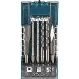 Makita Set di scalpelli e punte per martello SDS-plus, 6 pezzi, Set scalpello & trapano  