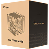 Ocypus Iota C70 ARGB, Chassis Tower bianco