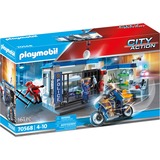 PLAYMOBIL City Action Fuga dalla Stazione di Polizia 4 anno/i, Multicolore, Plastica