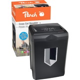Peach PS500-70 distruggi documenti Triturazione incrociata 58 dB Nero Nero, Triturazione incrociata, 18 L, 200 fogli, 58 dB, 14 fogli, Nero