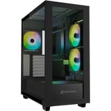 Sharkoon Rebel C60 RGB, Chassis Tower Nero