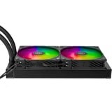 SilverStone SST-NP240-ARGB, Raffreddamento ad acqua Nero