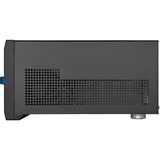 SilverStone Sugo SG12 vane portacomputer Scrivania Nero Nero, Scrivania, PC, Alluminio, Acciaio, Micro-ATX, Mini-DTX, Mini-ITX, Nero, 8,2 cm