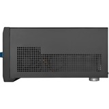SilverStone Sugo SG12 vane portacomputer Scrivania Nero, Chassis Tower Nero, Scrivania, PC, Alluminio, Acciaio, Micro-ATX, Mini-DTX, Mini-ITX, Nero, 8,2 cm