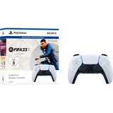 Sony DualSense Wireless-Controller + FIFA 23 Bundle bianco/Nero