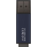 Team Group C211 unità flash USB 64 GB USB tipo A 3.2 Gen 1 (3.1 Gen 1) Blu grigio blu scuro, 64 GB, USB tipo A, 3.2 Gen 1 (3.1 Gen 1), Cuffia, 8 g, Blu