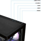 Thermaltake FTW V270WS 9060XT, PC Gaming Nero/legno