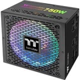 Thermaltake Toughpower GF2 ARGB alimentatore per computer 750 W 24-pin ATX Nero, Alimentatore PC Nero, 750 W, 100 - 240 V, 900 W, 50/60 Hz, 10 A, Attivo
