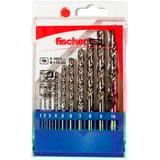 fischer Set di punte per metallo HSS-G, 1-10mm, Drill bit set 