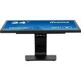 iiyama ProLite T2438MSC-B1 Monitor PC 60,5 cm (23.8") 1920 x 1080 Pixel Full HD LED Touch screen Nero, Monitor LED Nero (opaco), 60,5 cm (23.8"), 1920 x 1080 Pixel, Full HD, LED, 5 ms, Nero