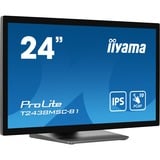 iiyama T2438MSC-B1, Monitor LED Nero (opaco)