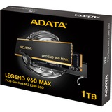 ADATA LEGEND 960 MAX 1 TB, Disco a stato solido grigio scuro/Oro