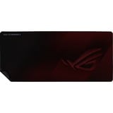 ASUS ROG Strix Scabbard II Tappetino per mouse per gioco da computer Nero, Rosso, Gioco mouse pad Nero/rosso scuro, Nero, Rosso, Immagine, Tessuto, Gomma, Barra appoggiaferro antiscivolo, Tappetino per mouse per gioco da computer