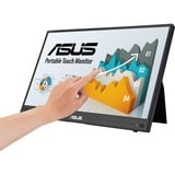 ASUS ZenScreen MB16AHT Monitor PC 39,6 cm (15.6") 1920 x 1080 Pixel Full HD Touch screen Nero, Monitor LED Nero, 39,6 cm (15.6"), 1920 x 1080 Pixel, Full HD, 5 ms, Nero
