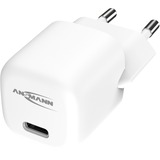 Ansmann Home Charger HC120PD-mini, 20 Watt, Caricabatterie bianco