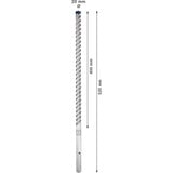 Bosch Expert Punta per martelli SDS Max-8X, Trapano Martello perforatore, Hammer drill bit, 2 cm, 520 mm, Cemento, Pietra, 40 cm