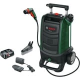 Bosch Fontus 18V idropulitrice Verticale Batteria, Detergente stampante verde/Nero, Verticale, Batteria, 4 m, Alta pressione, 15 L, 20 bar
