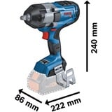 Bosch GDS 18V-1000 C Professional, Avvitatore blu/Nero, 270 mm, 288 mm, 109 mm