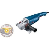 Bosch GWS 22-230 J Professional angle grinder smerigliatrice angolare 23 cm 6500 Giri/min 2200 W 5,5 kg blu, 6500 Giri/min, 23 cm, AC, 5,5 kg