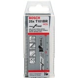 Bosch Lama per seghetto alternativo T 101 BR Clean per legno, 100mm, Lama per sega 