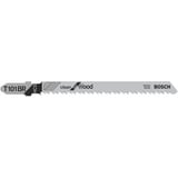 Bosch Lama per seghetto alternativo T 101 BR Clean per legno, 100mm, Lama per sega 