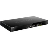 D-Link DMS-1100-10TP switch di rete Gestito L2 2.5G Ethernet (100/1000/2500) Supporto Power over Ethernet (PoE) 1U Nero Gestito, L2, 2.5G Ethernet (100/1000/2500), Supporto Power over Ethernet (PoE), Montaggio rack, 1U