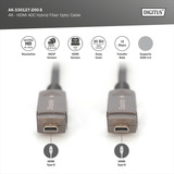 Digitus AK-330127-200-S, Cavo Nero